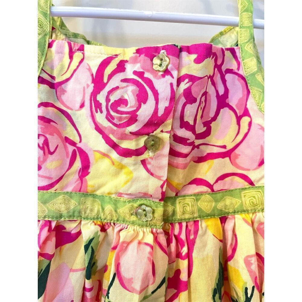 Savannah 18 Months Girls Pink Floral Baby Dress Summer Spring Birthday Party - Picture 5 of 10